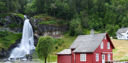 Steinsdalsfossen Waterfall_Norway